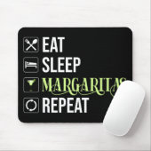 Tapis De Souris Mangez Sleep Margaritas Répéter (Avec souris)