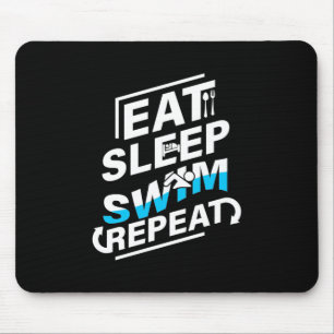 Tapis De Souris Mangez Sleep Swim