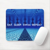 TAPIS DE SOURIS MANGEZ. SOMMEIL. BAIN. RÉPÉTITION. NATATION (Avec souris)
