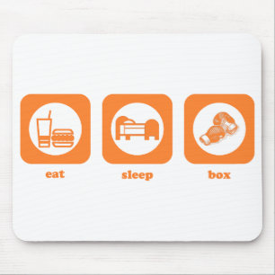 Tapis De Souris Mangez. Sommeil. Boîte. Mousepad