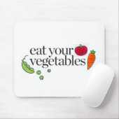 Tapis De Souris Mangez vos légumes (Avec souris)