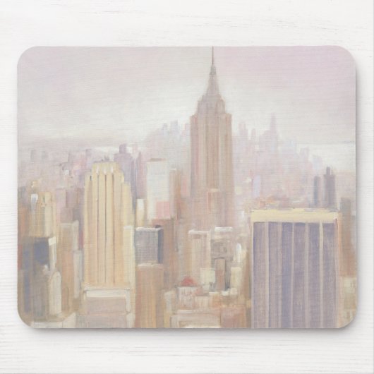 Tapis De Souris Manhattan dans la brume | New York City (Devant)