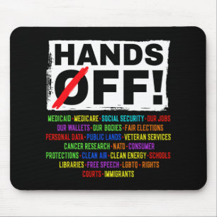 Tapis De Souris Manifestation contre la sécurité sociale contre sa