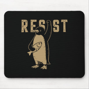Tapis De Souris Manifestation de Pingouins Contre Tari