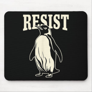 Tapis De Souris Manifestation de Pingouins Contre Tari