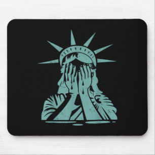 Tapis De Souris Manifestation De Pleurage Statue De La Liberté