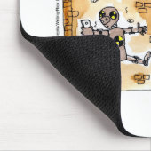Tapis De Souris Mannequin de Texte Drôle de Crash (Coin)
