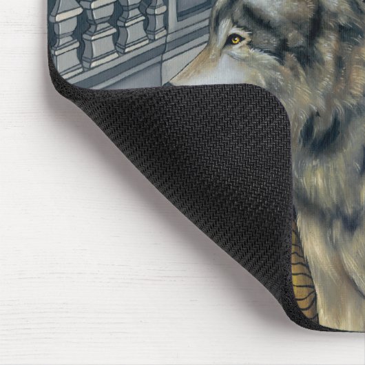 Tapis De Souris Manoir" Mousepad "de loup (Coin)