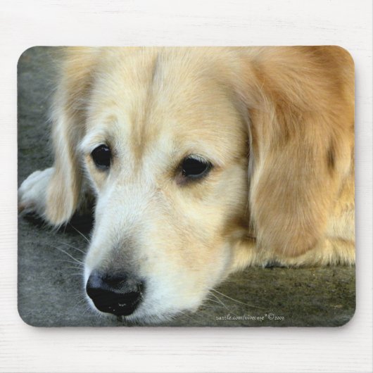 Tapis De Souris Manquer vous/cadeau Mousepad de golden retriever (Devant)