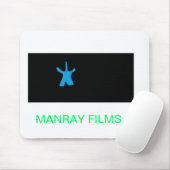 Tapis De Souris ManRay filme Mousepad fait sur commande (Avec souris)