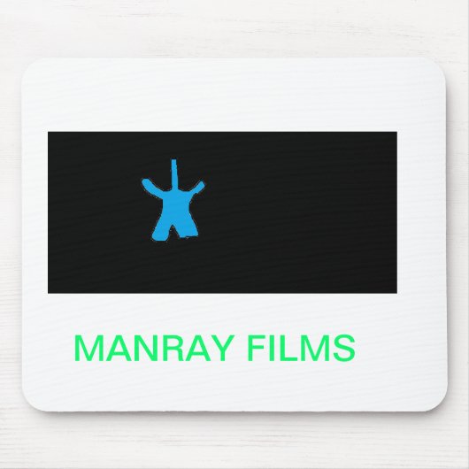 Tapis De Souris ManRay filme Mousepad fait sur commande (Devant)
