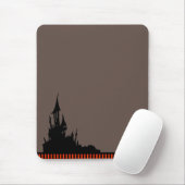 Tapis De Souris Mansion éffrayante Halloween Mousepad (Avec souris)