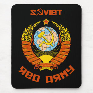 Tapis De Souris Manteau d'armée rouge des bras soviétique