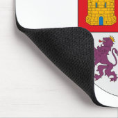 Tapis De Souris Manteau de la Castille Y Léon des bras Mousepad (Coin)