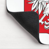 Tapis De Souris Manteau de la Pologne des bras Mousepad (Coin)