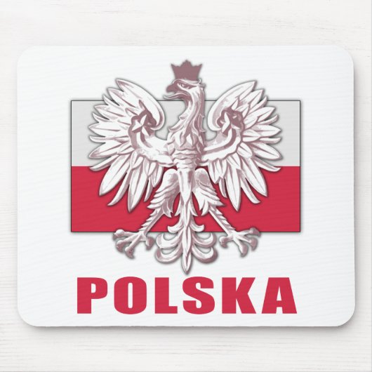 Tapis De Souris Manteau de la Pologne Polska des bras (Devant)