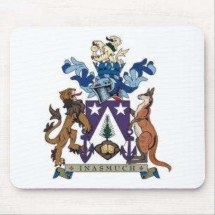 Tapis De Souris Manteau de l'Île Norfolk des bras Mousepad