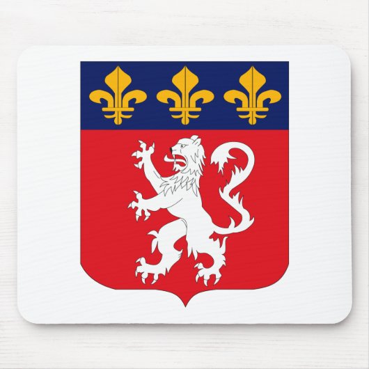 Tapis De Souris Manteau de Lyonnais des bras Mousepad (Devant)