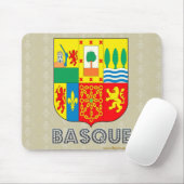 Tapis De Souris Manteau des bras Basque (Avec souris)