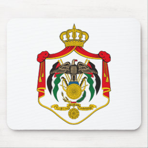 Tapis De Souris Manteau officiel de la Jordanie de symbole