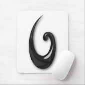 Tapis De Souris Maori-Poisson Hook-obsidian (Avec souris)