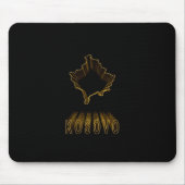 Tapis De Souris Map of Kosovo (Devant)