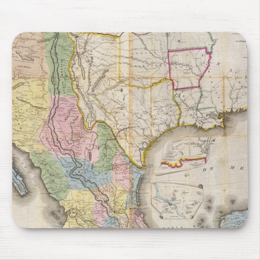 Tapis De Souris Mapa de los Estados Unidos de Mejico (Devant)
