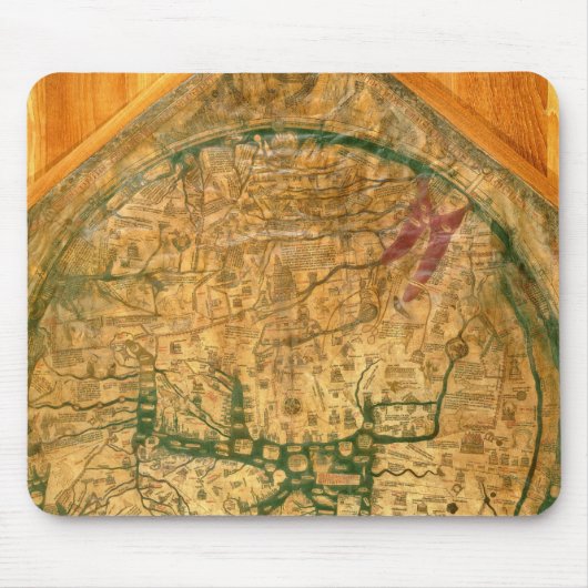 Tapis De Souris Mappa Mundi, c.1290 (Devant)