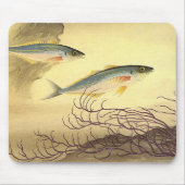 Tapis De Souris Maquereau Poisson nager dans l'océan (Devant)