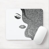 Tapis De Souris Maquillage avec l'effet de parties scintillantes (Avec souris)