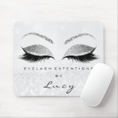 Tapis De Souris Maquillage Parties scintillant argent Beauté Studi (Avec souris)