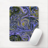 Tapis De Souris Marble Forms – Violet & Gold Mystic Energy (Avec souris)