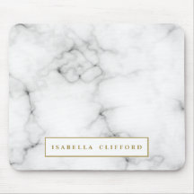 Marbre blanc de logo féminin et noir professionnel