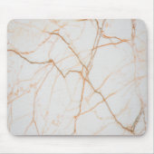 Tapis De Souris marbre blanc moderne et chic scandinave (Devant)