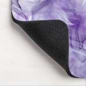 Tapis De Souris Marbre de Fumée Liquide Violet Lavande (Coin)