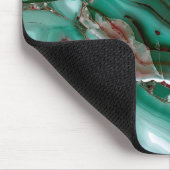 Tapis De Souris Marbre de luxe Malachite Gemstone Agate (Coin)