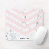 Tapis De Souris Marbre et Chevron (Avec souris)