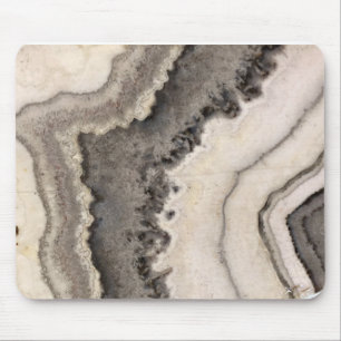 Tapis De Souris Marbre gris noir blanc agneau naturel pierre