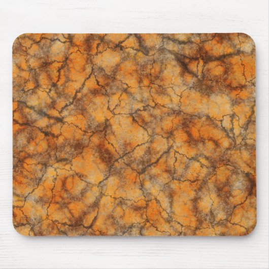 Tapis De Souris Marbre orange (Devant)
