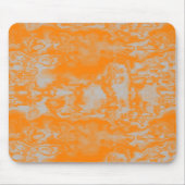 Tapis De Souris Marbre orange et gris (Devant)