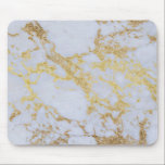 Tapis De Souris Marbre Parties scintillant or moderne tendance<br><div class="desc">A moderne trendy gold glitter marble Phothat combines elements of gold, glitter, and marble textures to create a stylish and contemporary image. The marbled design features a marble texture background, providing a sophisticated and luxurious feel. La combinaison de la vague, de la glitter, et des créations marbles a trendy and...</div>