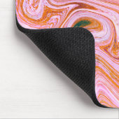 Tapis De Souris Marbre rose et orange (Coin)