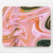 Tapis De Souris Marbre rose et orange (Devant)