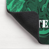 Tapis De Souris Marbre vert et noir poli (Coin)