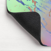 Tapis De Souris Marbre vif | Aquarelle couleur gras pastel (Coin)