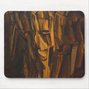Tapis De Souris Marcel Duchamp Sad Young Man dans un train