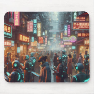 Tapis De Souris Marché de Neon Wonders