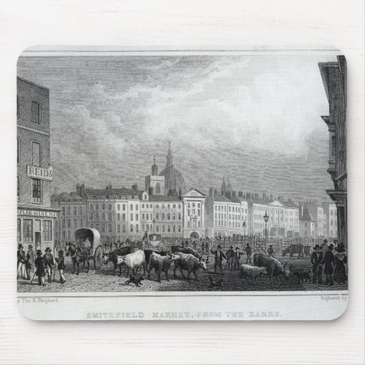 Tapis De Souris Marché de Smithfield du Barrs (Devant)