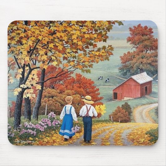 Tapis De Souris Marcher sur le sentier Art (Devant)
