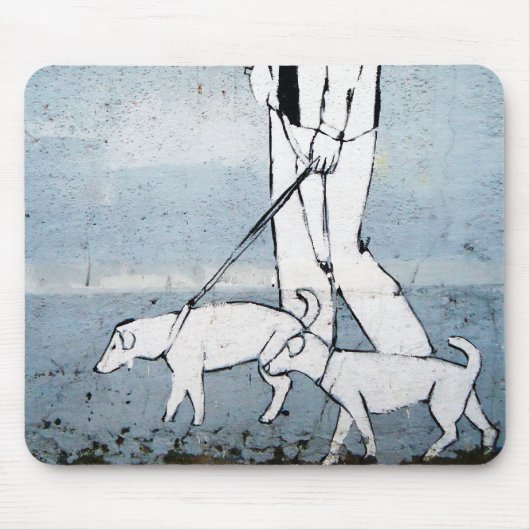 Tapis De Souris marcheur de chiens (Devant)